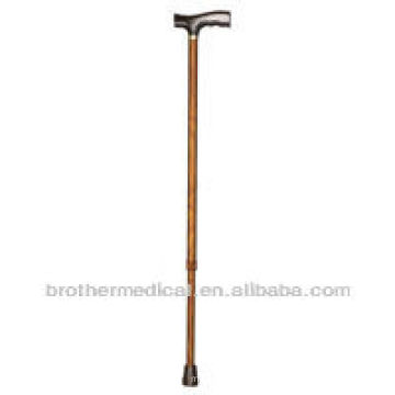 Non-folding aluminum adjustable cane